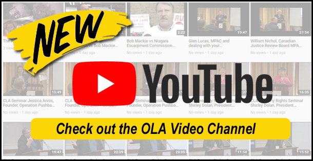 Ontario Landowners Association on YouTube